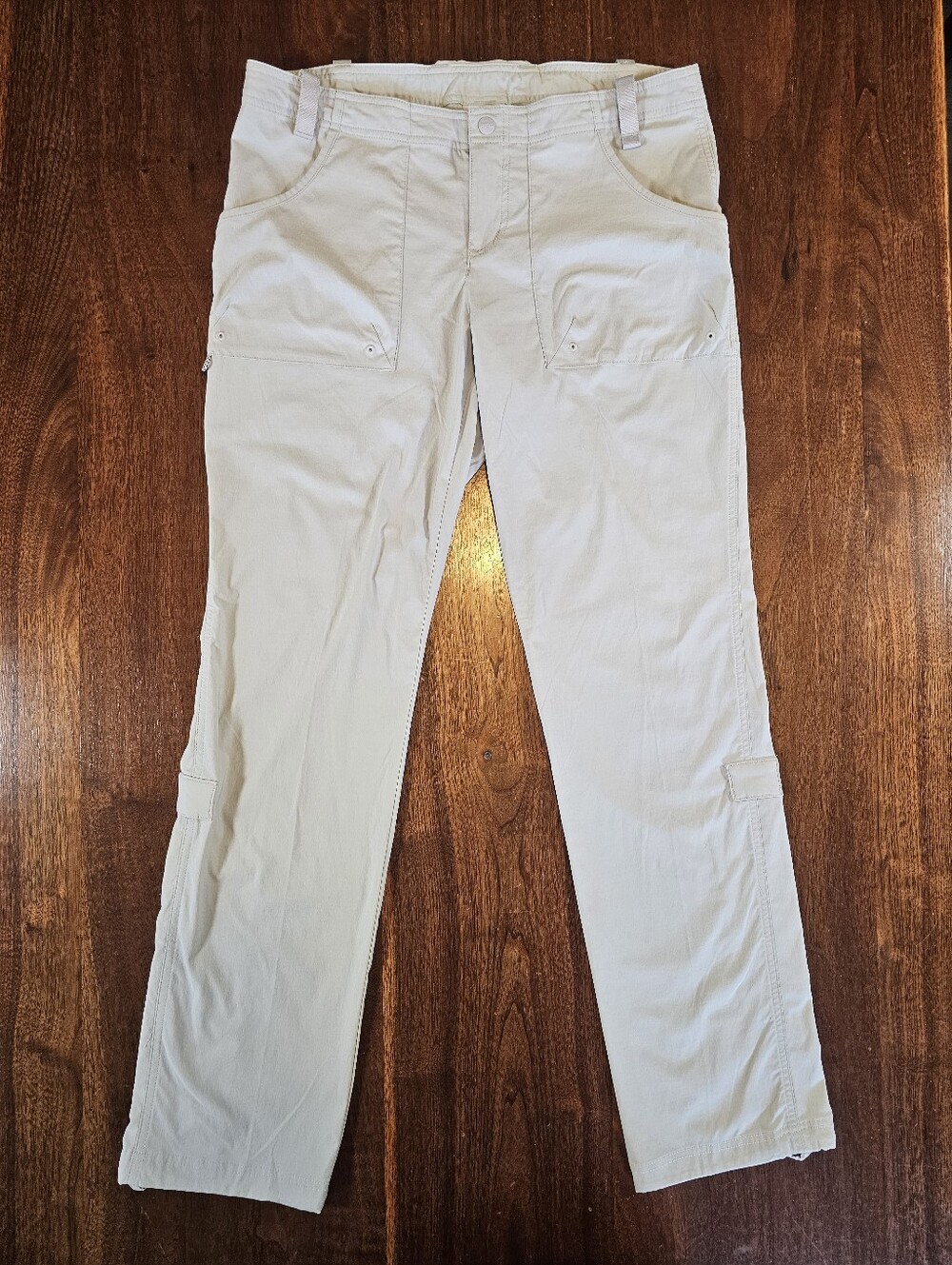 Columbia PFG Aruba Roll Up Pants UPF 50 Hiking Fishing Grey Size 12